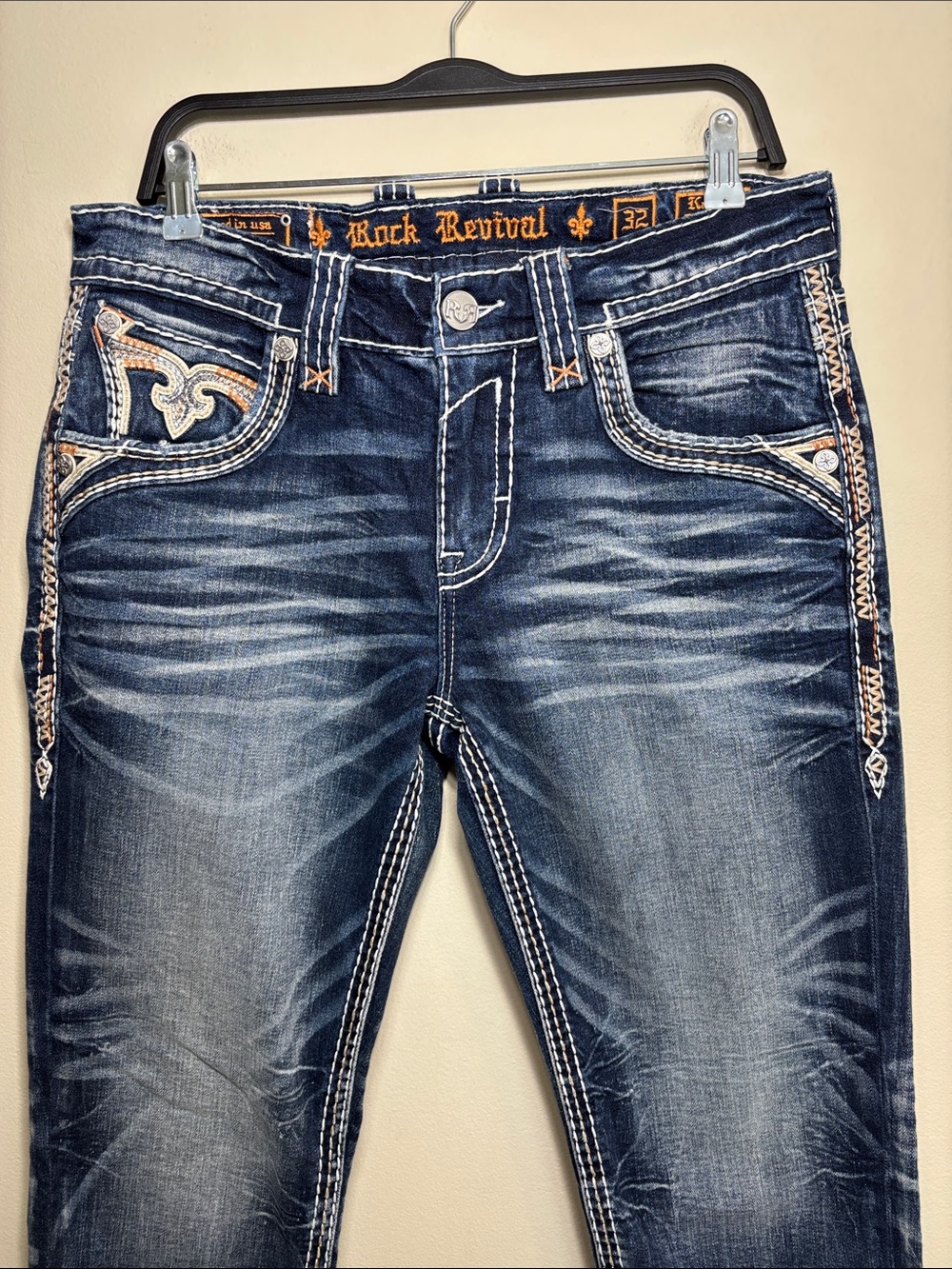 Rock Revival Men’s Kayden Slim Straight Jeans